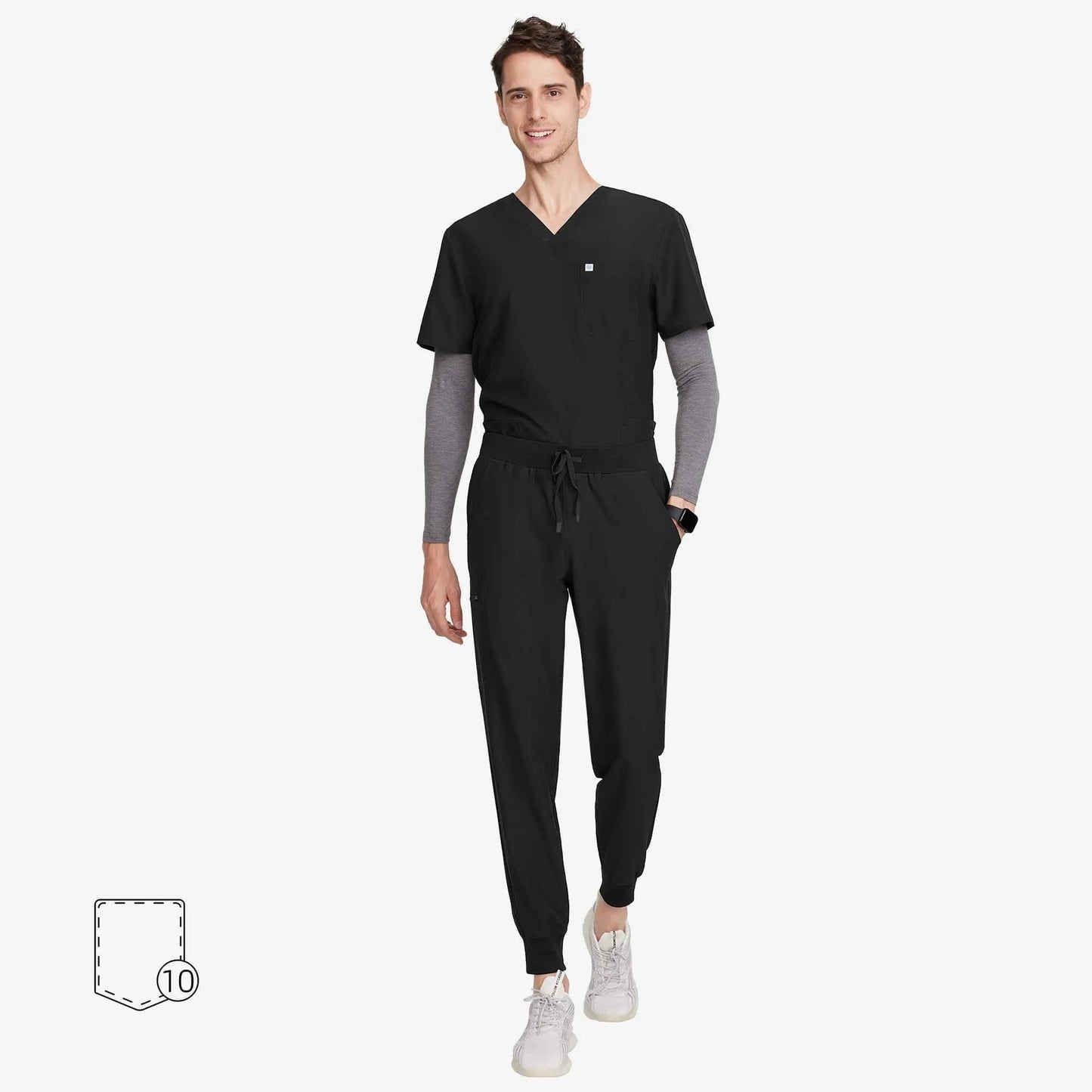A Louis Scrub Set Men Think Scrubs