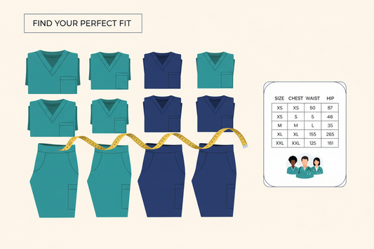 How to Choose the Right Scrub Size: A Complete Fit Guide