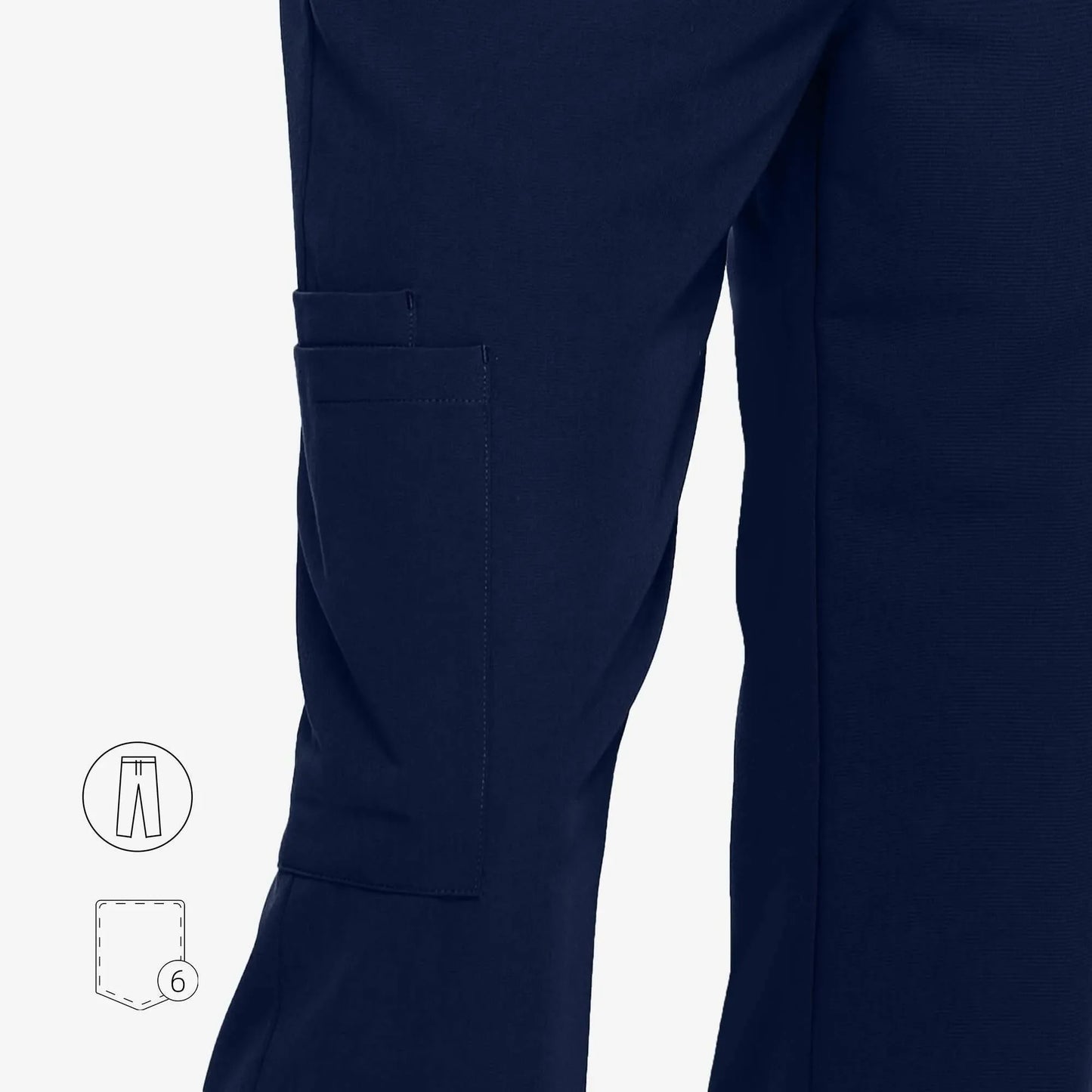 A Men's Scrub Pants Virtis 6 Pockets