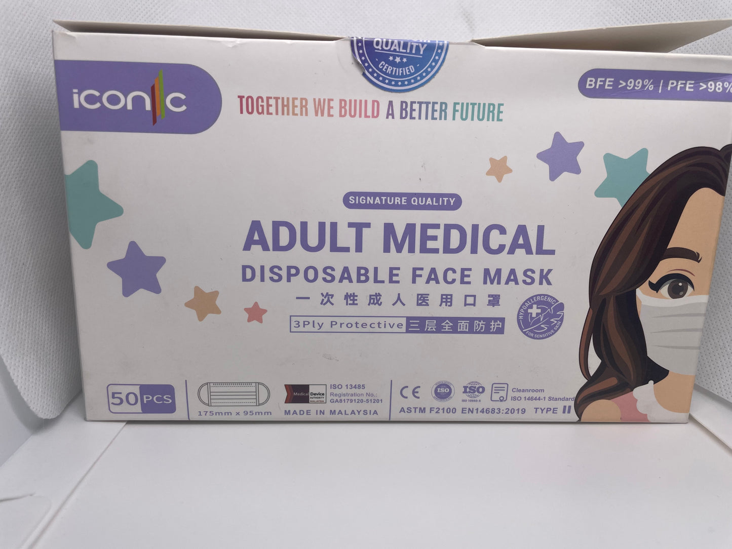 Iconic 3ply Face Masks