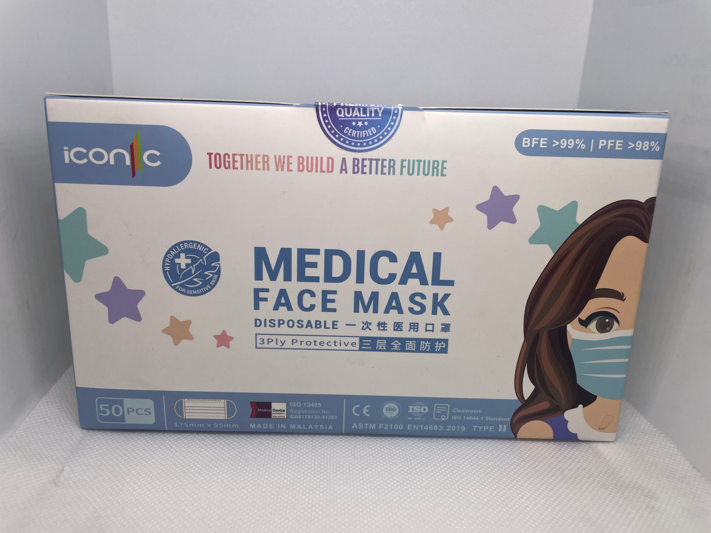 Iconic 3ply Face Masks