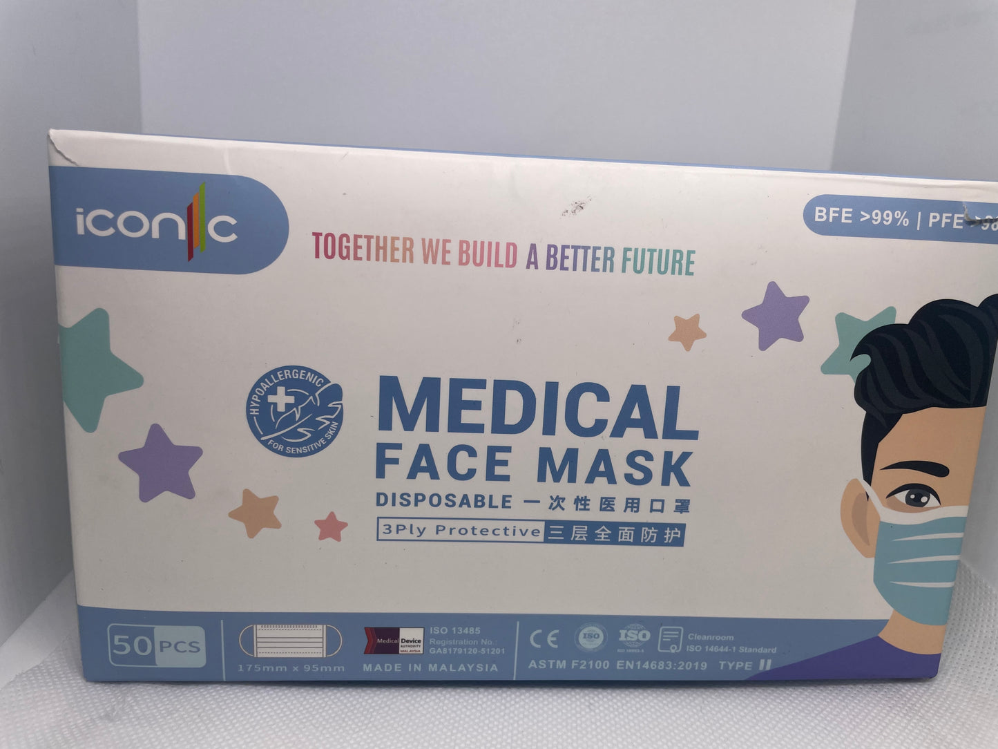 Iconic 3ply Face Masks