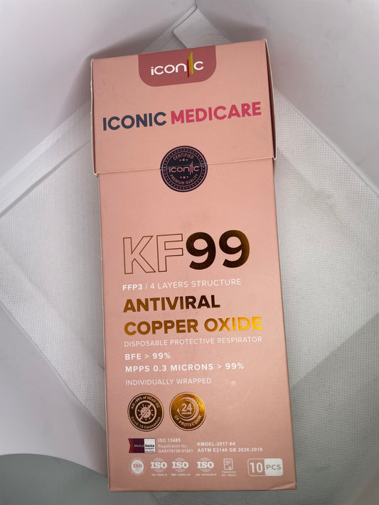 Iconic KF99 Anti-Viral Copper Oxide 4 Layer Mask