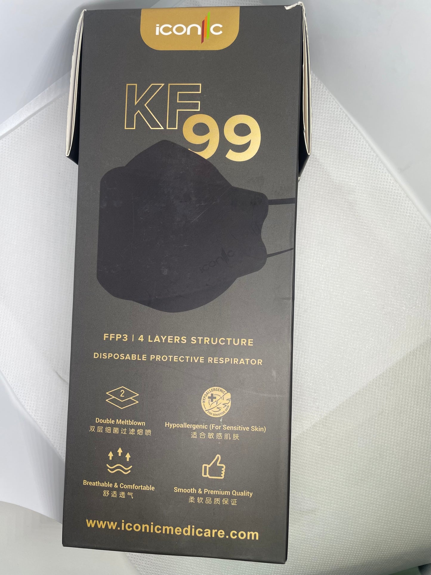 Iconic KF99 FFP3 4 Layer Masks