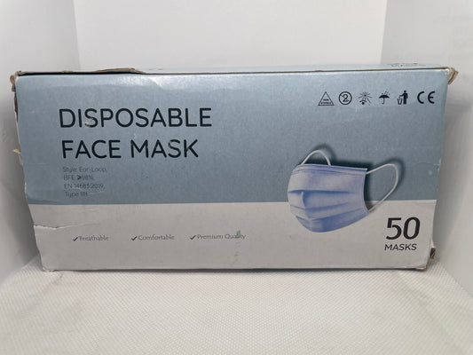 Medical Masks 3 Ply Blue (50's)