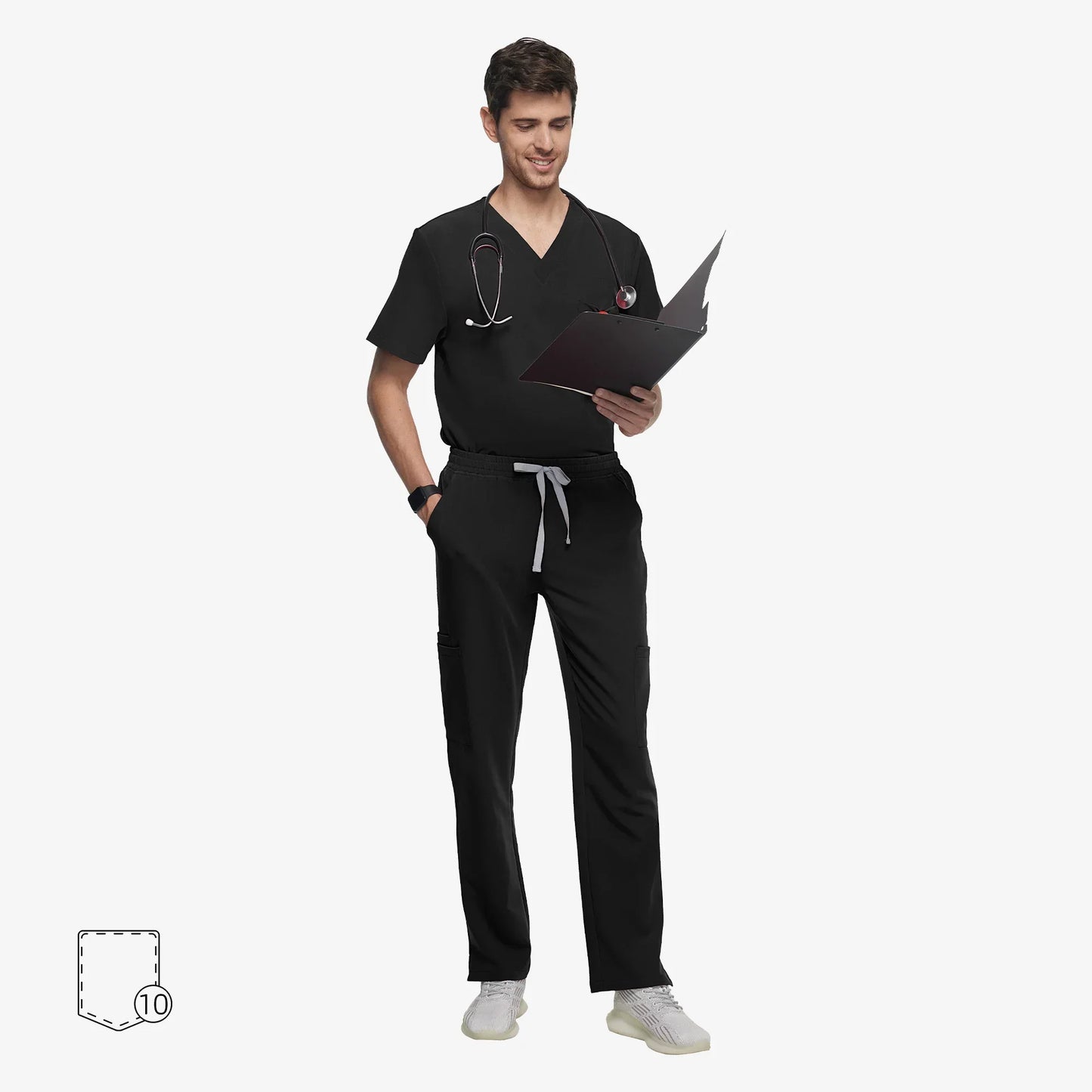 A Virtis Scrub Set Straight pants