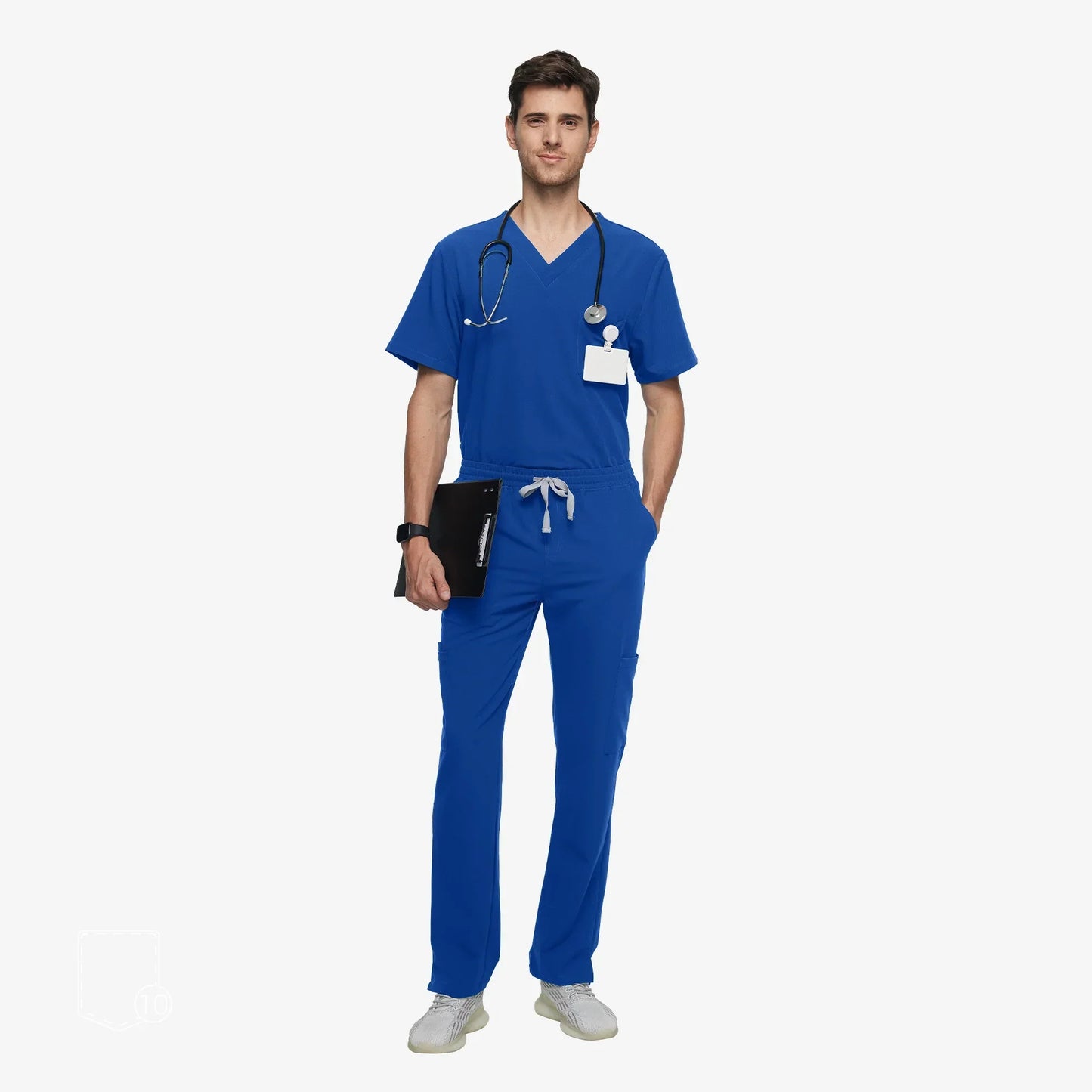 A Virtis Scrub Set Straight pants