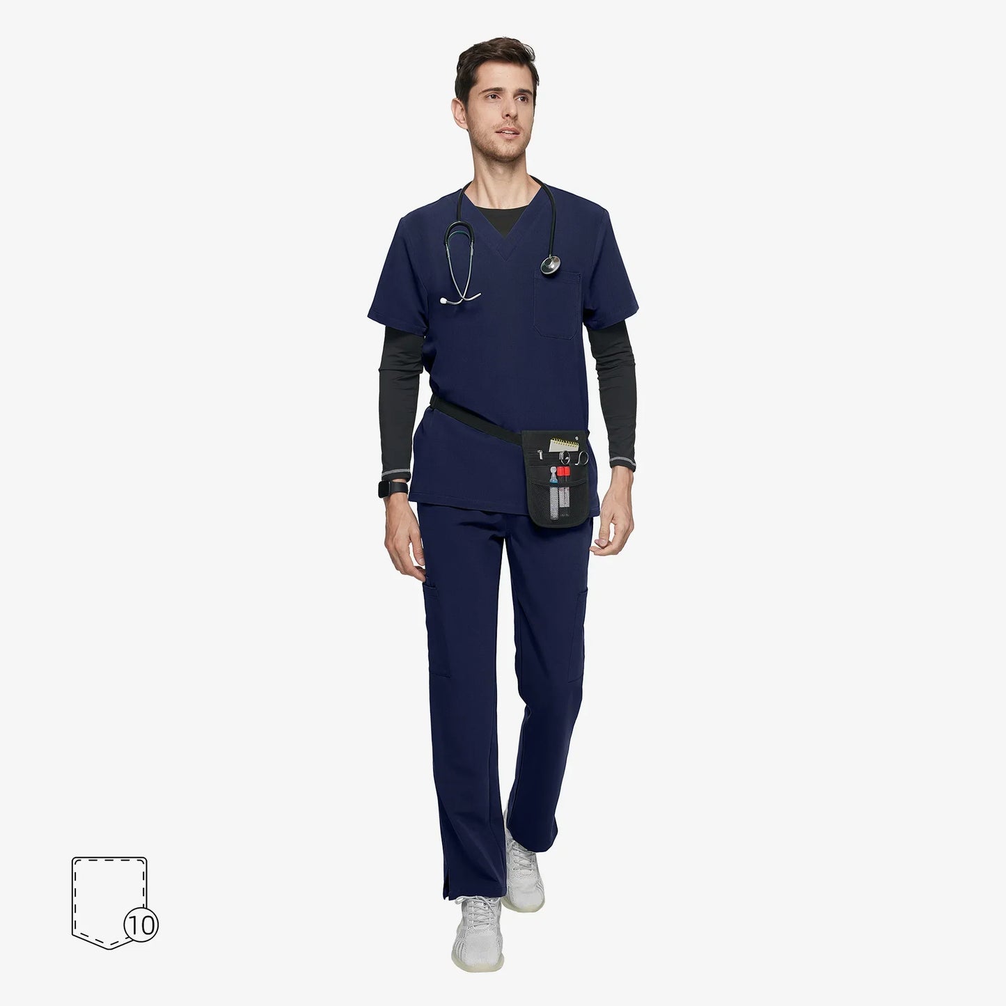 A Virtis Scrub Set Straight pants